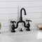 Kingston Brass Bridge Bathroom Faucet with Brass Pop-Up, Oil Rubbed Bronze KS7995TX - alternate 2
